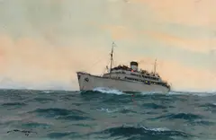 Dimitrie Știubei, Croazieră, 1947, tempera pe carton