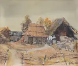 Nicolae Blei, În ogradă (La Iepureşti)