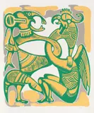 Jules Perahim, Zeități îndrăgostite, cromolitografie