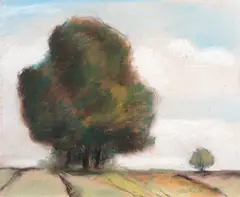 Costin Neamtu, Goruni, pastel pe hârtie lipită pe carton