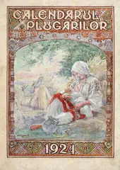 Ignat Bednarik, Maternitate, 1923, acuarelă și tuș pe hârtie lipită pe carton