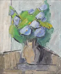 Aurel Nedel, Anemone, 1970, ulei pe pânză