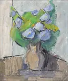 Aurel Nedel, Anemone, 1970, ulei pe pânză