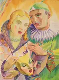 Carol Hübner, Pierrot și Colombina