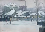 Constantin Isachie Popescu, La săniuș