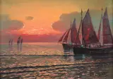 Dimitrie Florian, Apus pe mare