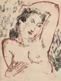 Mac (Mihail Filip) Constantinescu, La pozat, 1932, monotip