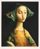 Georges Mazilu, Femme a la coiffe bleue