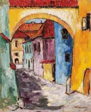 George Ștefănescu, Sighișoara, 1967, ulei pe carton