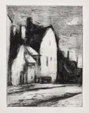Gheorghe Petrașcu, Vitré, 1927, acvaforte și acvatintă