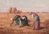 Ion Doboşariu, Culegătoarele de spice (după Jean-Francois Millet), ulei pe carton