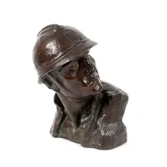 Richard Hette, Soldat, bronz