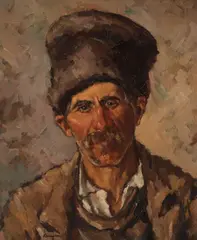 Iacob Brujan, Răzeș, ulei pe carton