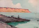 Dimitrie Florian, La pescuit, ulei pe pânză