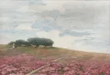 Arthur Mendel, Ciobănaș cu turma de oi, 1904, ulei pe lemn