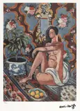 Odaliscă în interior by Henri Matisse, cromolitografie, sold Jul 2021