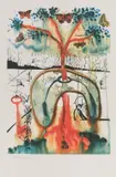 A mad tea party by Salvador Dalí, cromolitografie, sold Jul 2021