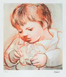 Copilărie by Pablo Picasso, cromolitografie, sold Jul 2021