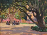 Marin H. Georgescu, În parc