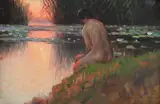 Dimitrie Florian, Baigneuse, ulei pe placaj