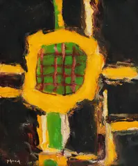 Floarea-soarelui by Ion Pacea, ulei pe pânză, sold Jul 2021