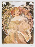 Alphonse Mucha, Reverie, cromolitografie