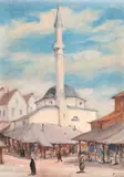 Sterie Becu, Geamie, ulei pe carton