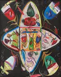 Totem by Ștefan Pelmuș, 2016, ulei pe pânză, sold Jul 2021