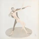 Dans by Constantin Piliuță, 1982, ulei pe pânză, sold Jul 2021