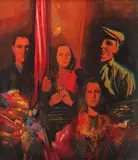 Istvan (Ștefan) Kancsura, Tineret, mândria țării!, 1975, ulei pe pânză