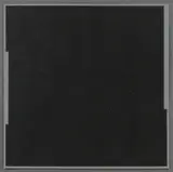 Roman Cotosman, Black on Gray, 1991, acrilic și colaj pe hârtie Arches