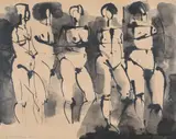 Geta Brătescu, Atelierul (Nuduri)