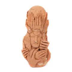 Decebal Taroi, Gebeleizis, 2019, ceramică, argilă roșie, arsă la 1000°C