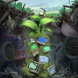 Alexandrin Damascan, Cold Reboot, 2021, lot de artă digitală, unicat, fișier MP4 video, 1080 x 1080 pixeli (48.282.363 bytes), durată: 00:00:10, criptat în format NFT (non-fungible token), ERC-721, contract ID: 0x3B3ee1931Dc30C1957379FAc9aba94D1C48a5405, token ID: 47559, blockchain: Ethereum, 
creat pe data de 10.06.2021