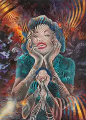 Obie Platon, Marylin, 2020, ulei pe pânză