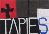 Rudy von Kronstadt, Omagiu lui Tapies, 2020, lână, pânză și acrilic pe cadru de lemn