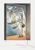 Fecioară sodomizată de coarnele castității by Salvador Dalí, cromolitografie, sold Jun 2021
