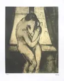 Edvard Munch, Sărutul, cromolitografie