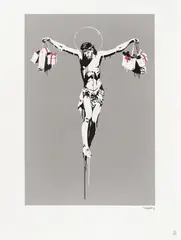 Plăceri superficiale by Banksy, cromolitografie, sold Jun 2021