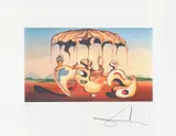Suprarealism cu meduză by Salvador Dalí, cromolitografie, sold Jun 2021