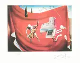 Muzică, orchestra roșie by Salvador Dalí, cromolitografie, sold Jun 2021