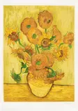 Vincent van Gogh, Floarea-soarelui, cromolitografie