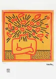 Keith Haring, Nu vezi, nu auzi, nu vorbești!, cromolitografie