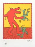 Keith Haring, Fără titlu, cromolitografie