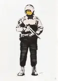 Banksy, Polițistul vesel, cromolitografie