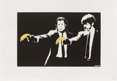Pulp Fiction by Banksy, cromolitografie, sold Jun 2021