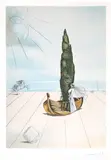 Carolinetta pe plaja din Rosas by Salvador Dalí, cromolitografie, sold Jun 2021