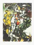 Adam și Eva by Marc Chagall, cromolitografie, sold Jun 2021