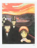 Edvard Munch, Anxietate, cromolitografie