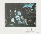 Uraniu și Atomica, melancolia unei idile by Salvador Dalí, cromolitografie, sold Jun 2021